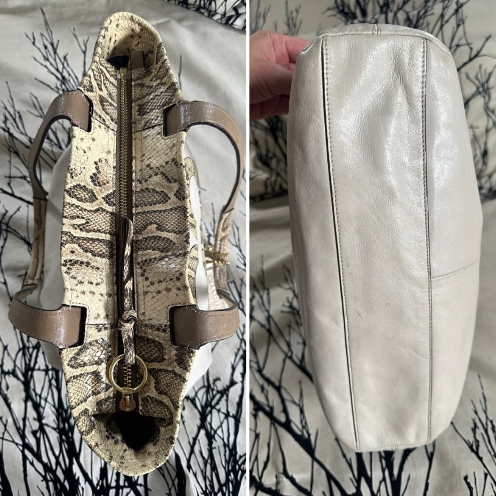 Coach Audrey Python Slim Tote - image 5